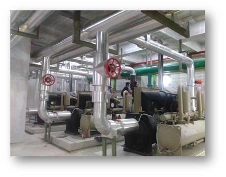 Instalasi ducting Transmart Tegal