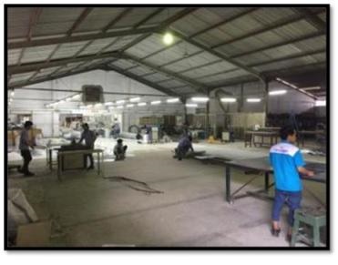Area produksi workshop Son Duct